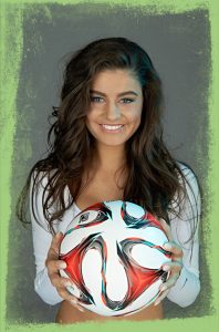 Fußball-Freestyle Girl Adriana Orlovic aus Düsseldorf